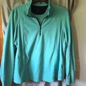 Tek gear teal 1/2 zip sweatshirt